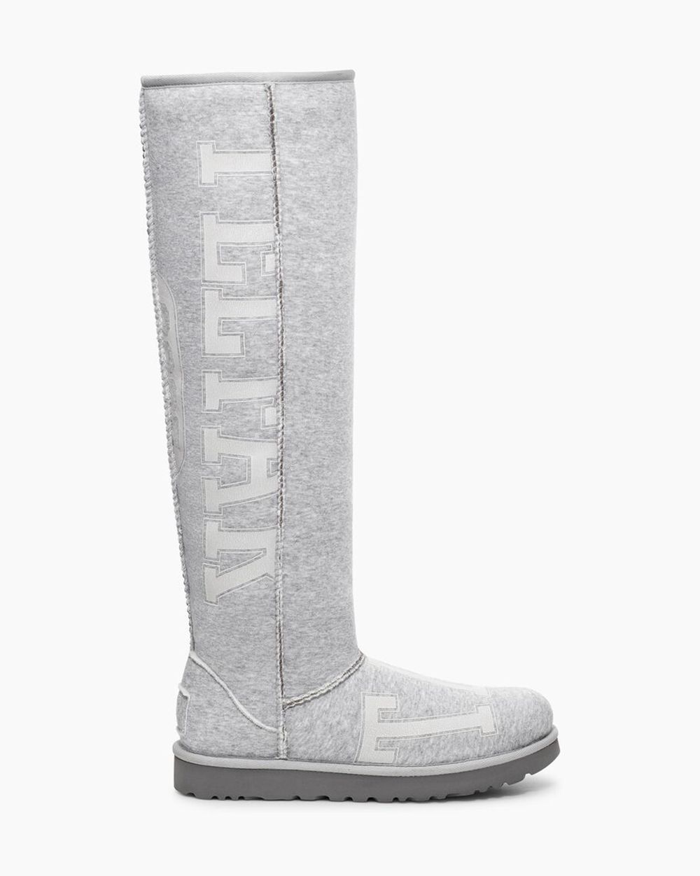 Ugg Tall Boot Mens - Ugg X Telfar Fleece Grey - 751MYFXLV